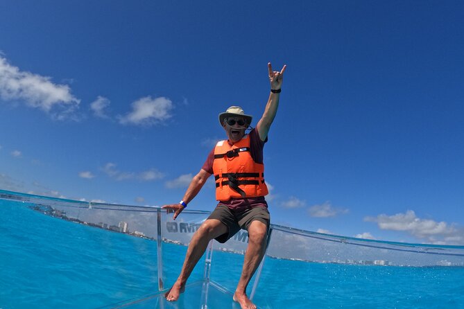 1-hour Clear Boat Tour in Nichupte Lagoon from Cancun - What You Actually Get: Drinks, Life Jackets, and a Small Group