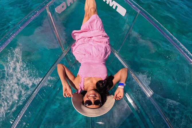 1-hour Clear Boat Tour in Nichupte Lagoon from Cancun - Price Breakdown: The $22.42 Base Fare vs Real Costs in MXN
