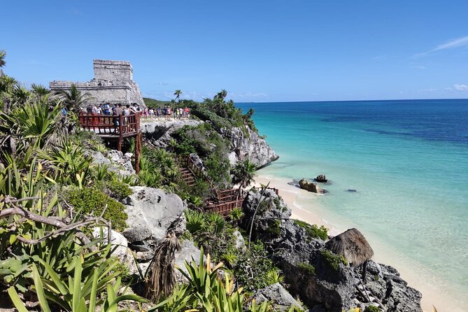 4X1 TOUR Tulum, Coba, Cenote & Playa del Carmen with buffet - Mexican buffet lunch: included fuel, not a restaurant detour