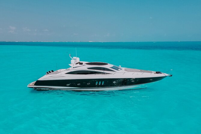 82 Feet Mega Yacht Rental up to 15pax in Cancun - Drinks, snacks, and the onboard vibe for families and friend groups