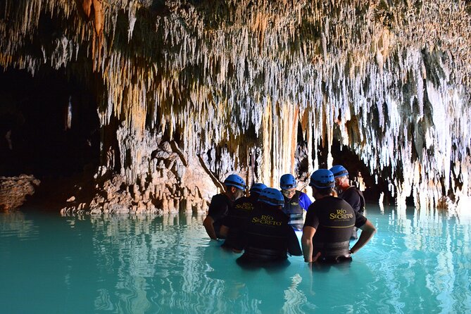 A secret river adventures tour. Explore the nature wonders of the Riviera Maya - Food and timing: buffet lunch with water