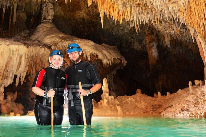 A secret river adventures tour. Explore the nature wonders of the Riviera Maya - Pickup, meeting point, and travel time from Cancun and Playa