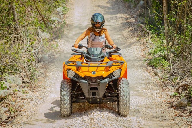 Adrenaline Tour with ATV, Zipline, and Cenote from Cancun - ATV jungle trails: fun speed, but expect some roughness