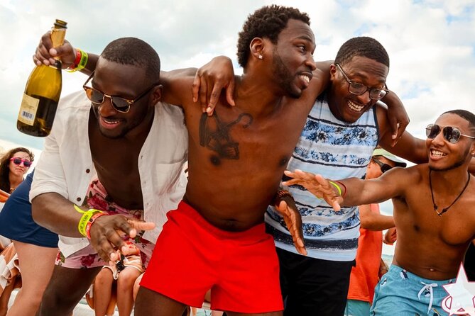 Adults only Hip Hop Sessions Boat Party Cancun - Swimming and Water Activities: When Weather Changes the Plan