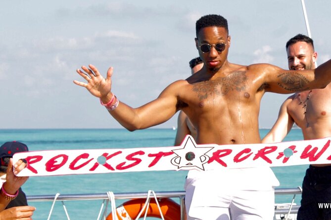 Adults only Hip Hop Sessions Boat Party Cancun - Champagne Showers and the On-Deck Party Rules
