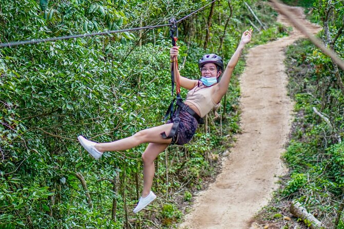 Adventure in Puerto Morelos with ATV Driving and Cenote Swim - Cenote Verde Lucero: cool, clear water and a chance to feel nature
