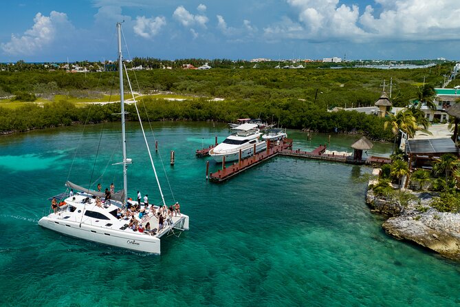 All Inclusive Isla Mujeres Catamaran - Beach Club Lunch and Isla Mujeres Time: Buffet, Bar, and Choices