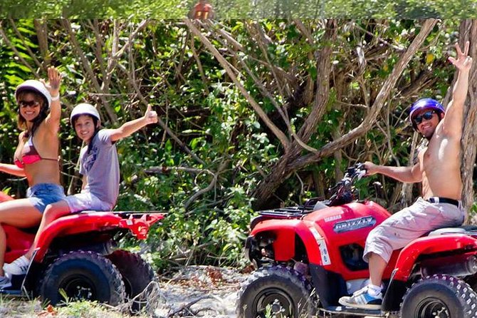 Amazing Adventure Experience in Riviera Maya: ATV'S, ZIPLINING AND MAYAN CENOTE - Cenote Swimming: Narrow Passages, Cool Water, and Photo Planning
