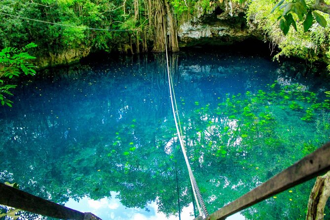 Amazing ATV Tour, Ziplines and Cenote Swim with Lunch and round trip included - Cenote Swim: Mayan Underworld Symbolism and Two Ways In