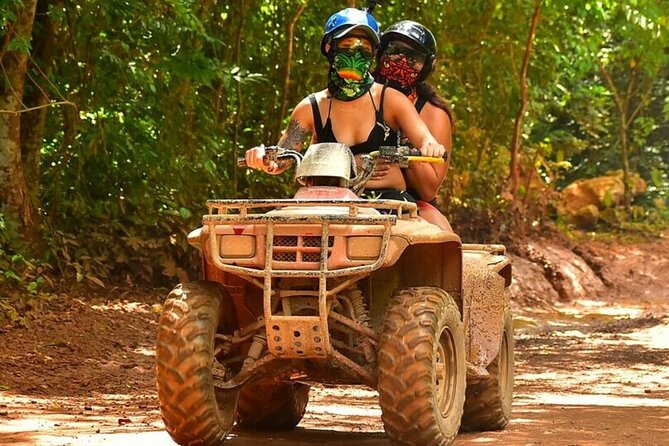 Amazing ATV with Zip Lines and Swim in Cenote with Round Transportation - The Included Taco Break: A Simple Recharge