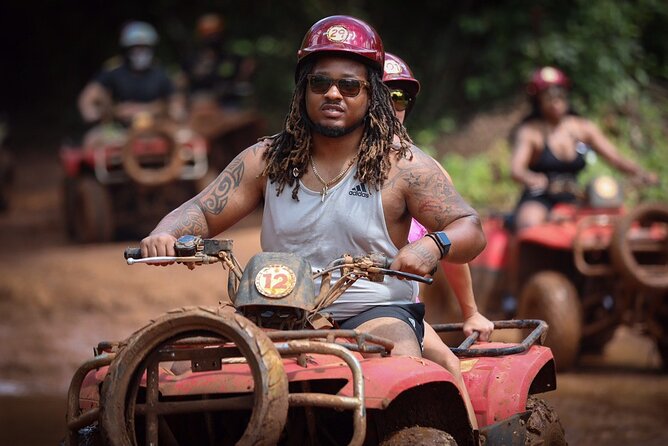 ATV adventure with cenote, ziplines, snack and transport from Cancun or Riviera - ATV, zipline, and cenote in Puerto Morelos: the big idea