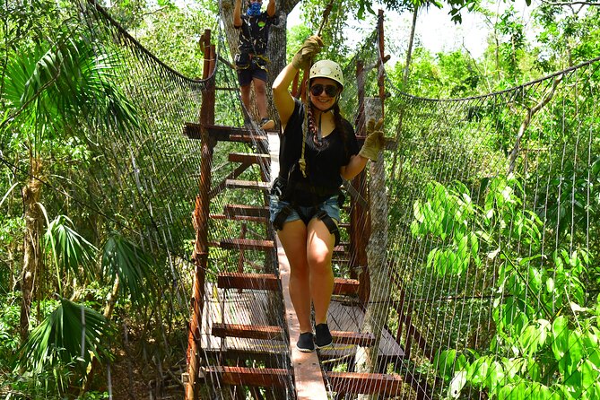 ATV adventure with cenote, ziplines, snack and transport from Cancun or Riviera - Lunch, Mayan tacos, and purified water: where value shows up