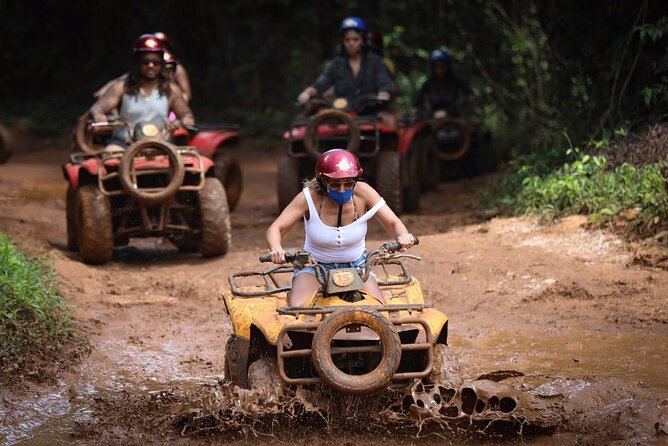 Atv's, Ziplines and Cenote Swim From Cancun and Riviera Maya - Zipline circuit: scenic, but don’t expect a full day overhead