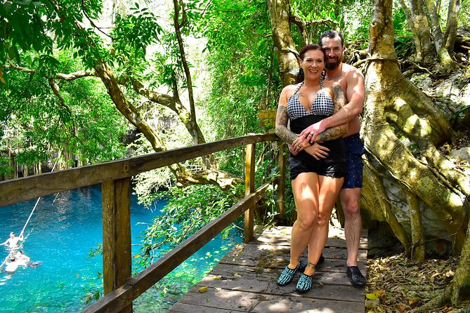 Atv's, Ziplines and Cenote Swim From Cancun and Riviera Maya - Cenote swim at La Ruta de los Cenotes: the calm payoff
