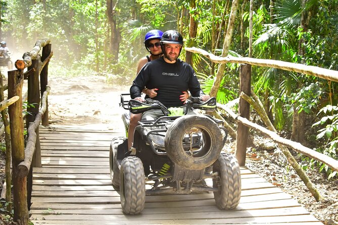 ATV Tour, Zip Lines, Horseback Riding, Cenote and Tequila Tasting - Cenote Swim With a Zip Line and Jump Platform: Cool Water, Clear Rules