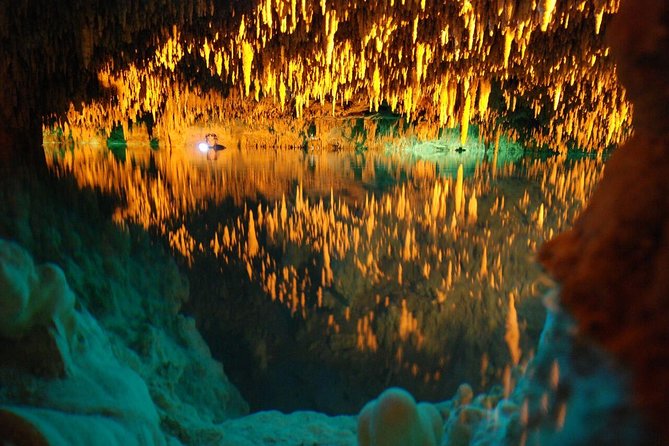 ATV Xtreme and Zipline Tour from Cancun - Cenote in the Limestone Caverns: When the Jungle Turns Chilly