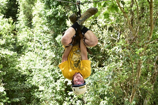 ATV, Ziplines, Tarzan Jump, Lunch and Transportation Day Tour - Cenote time: ladder or Tarzan swing and how to plan for photos