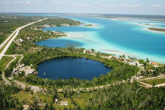 Bacalar 7 Colors Lagoon Full Day Adventure from Cancun - Cenote Azul swim: clear water, one hour of real cool-down time