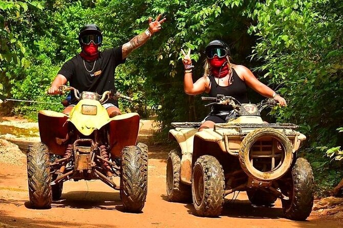Best Adrenaline Rush in Cancun: ATV, Zip Lines, Cenote, Lunch! - ATV jungle circuit: dust, mud, and your own pace