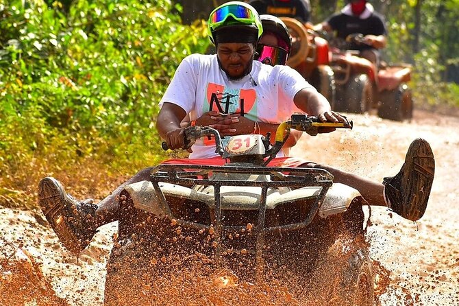 Best Adrenaline Rush in Cancun: ATV, Zip Lines, Cenote, Lunch! - Cenote swim and exploration: the heat reset