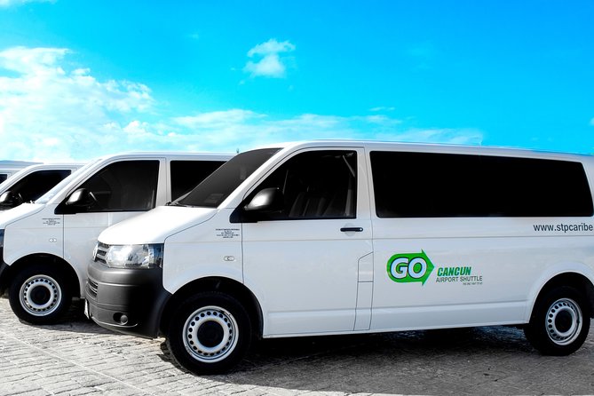 Black Luxury Van WiFi arrivals aboard from Cancun Airport - From Landing to Pickup: The WhatsApp Name-Tablet Meet-Up