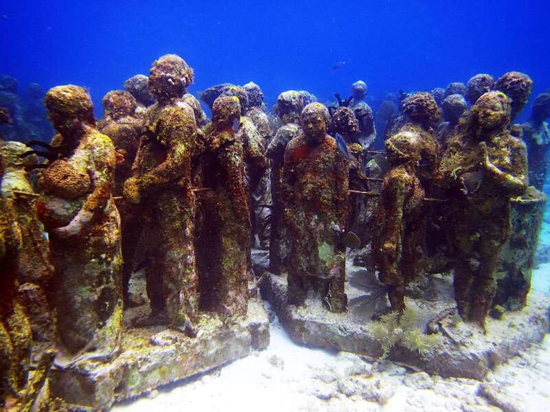 Cancun: 2-Tank Dive for Beginners with MUSA and Reef Dive - Stop One: MUSA and the Underwater Museum of Art