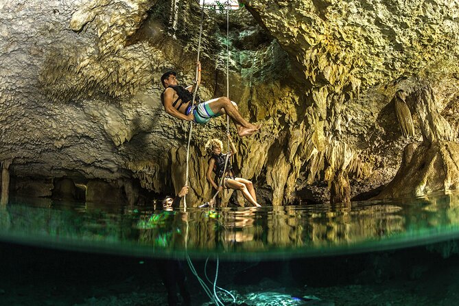 Cancun Cenote Tour: Snorkeling, Rappelling and Ziplining - Zip lines over the treetops, including the water-ending ride