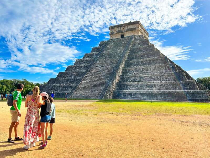 Cancun: Chichen Itza & Yaxunah Ruins Private Tour & Cenote - El Castillo, Temple of the Warriors, and the guided “why” at Chichén Itzá