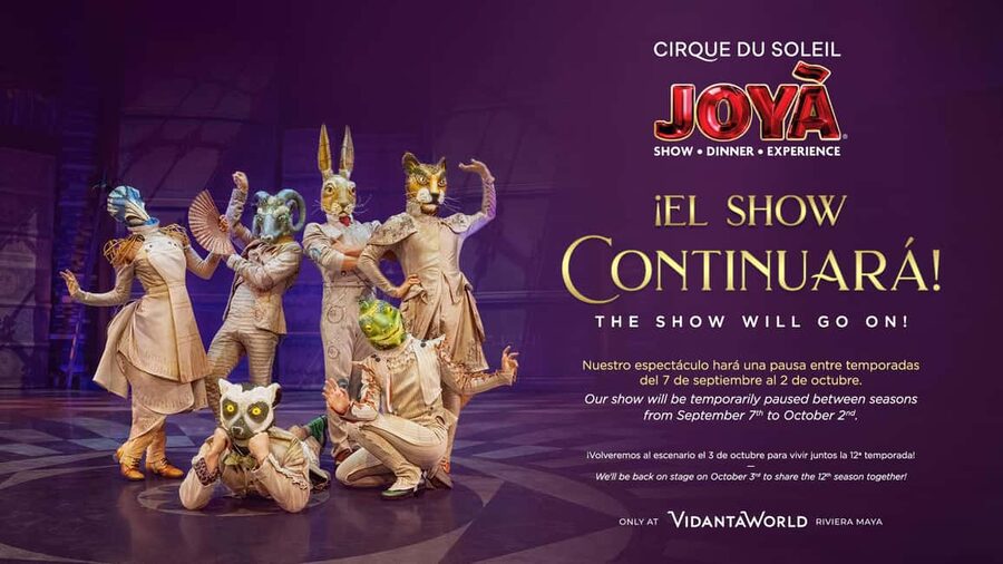 Cancún: Cirque du Soleil JOYÀ Show Ticket - Pick the Right Ticket Package: Show-Only vs Champagne and Dinner