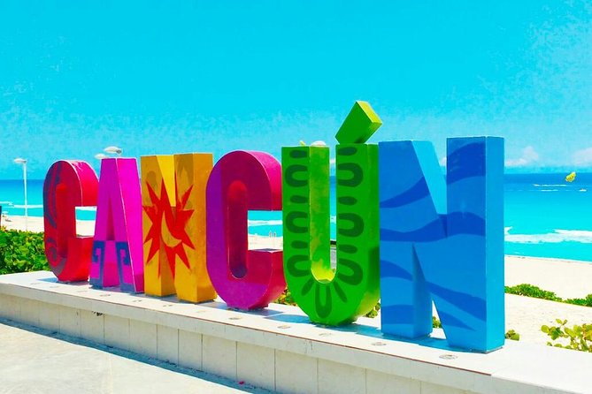 Cancun City Tour by Downtown and Turistic Hightlights on Open Bus - Downtown and Hotel Zone views: Kukulcan, the boardwalk, and the Cancun sign