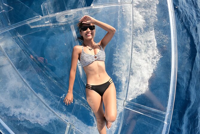 Cancun Clear Boat Tour Explore Nichupte and the Cancun Sea - A transparent-boat tour that turns Cancun waters into a front-row show