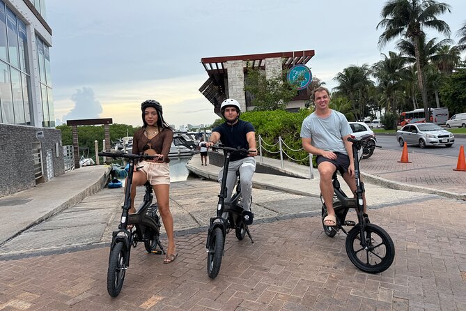 Cancun E-Bike Experience - Glide Through Paradise #1 Tour 1.5hr - Stop Two: Riding Cancun’s Pathways With Caribbean and Lagoon Views