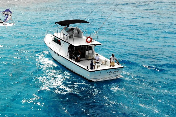Cancun fishing charter if you don't fish you don't pay 46ft yacht 12pax 25P14 - What You’ll Do: Trolling and Bottom Fishing Off Cancun and Isla Mujeres