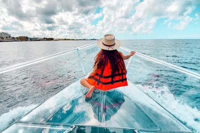 Cancun Glass Boat Sightseeing Cruise - A Glass-Hull Boat Turns “Looking Around” Into an Underwater View