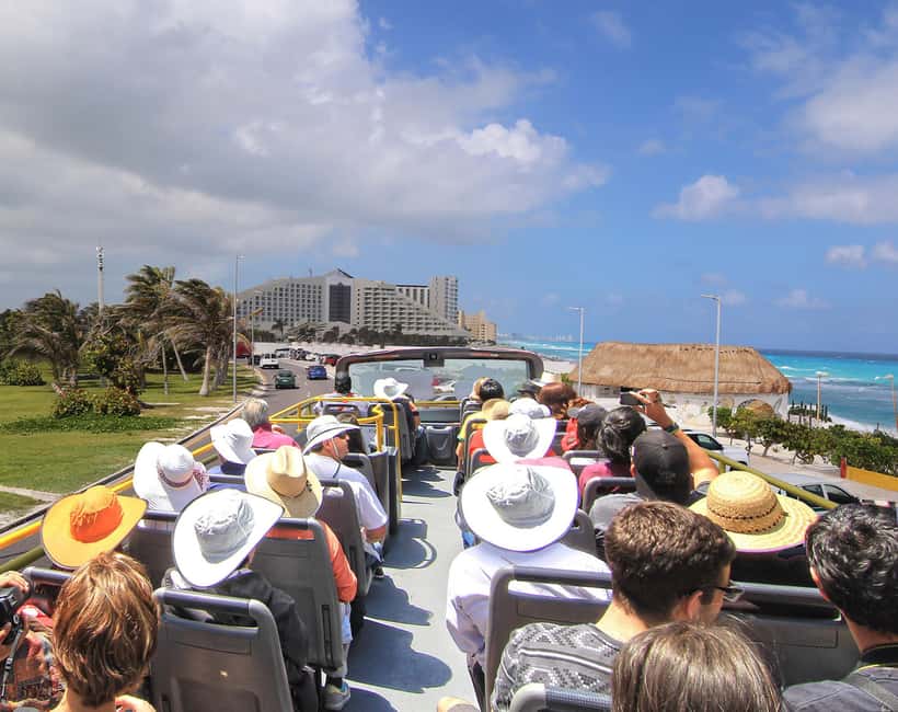 Cancún: Hop-on Hop-off Bus Tour with Submarine Trip - Hotel Zone Stops: Beaches, Malls, and the Coast You Came For