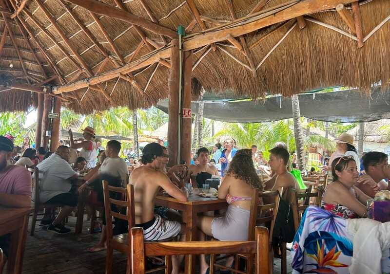Cancun: Isla Mujeres Catamaran with buffet, drinks & snorkel - Sailing relax mode meets Playa Norte: buffet lunch where you can actually enjoy it