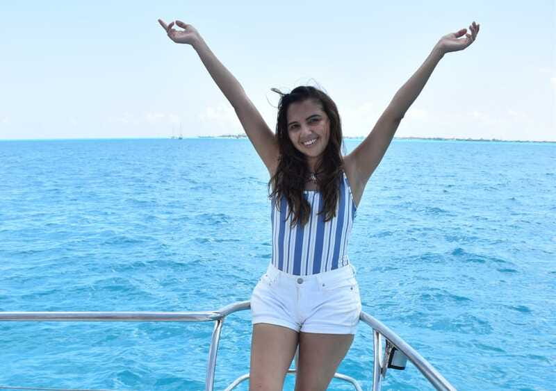 Cancun: Isla Mujeres Only Adults Catamaran, drinks & snorkel - El Meco Reef snorkeling: what you’ll do and what weather can change
