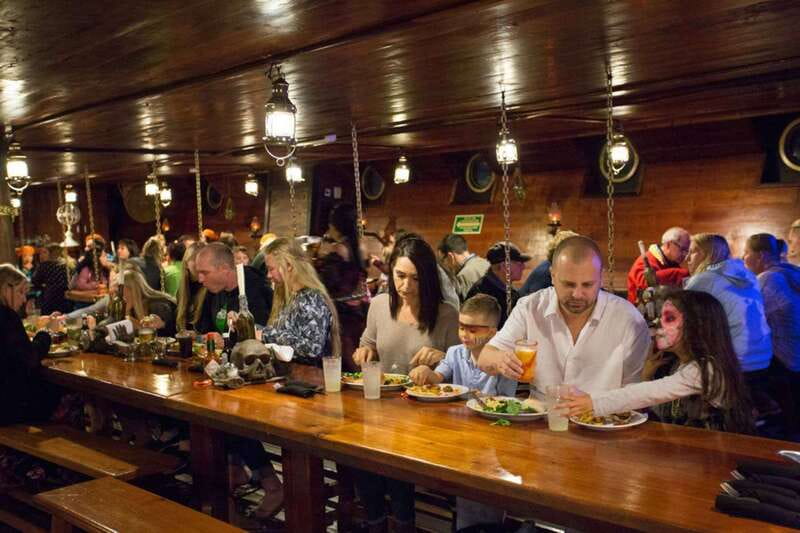 Cancún: Jolly Roger Pirate Dinner Cruise 2025 - The Pirate Show With Real Steel Weapons, Acrobats, and Fireworks