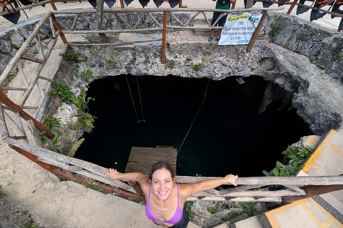 Cancun Jungle Adventure ATVs, Ziplines & Cenote Swim - Cenote swim: crystal-clear water that cools you down fast