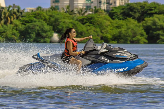 Cancun mangrove jet ski tour: 1 rider per jet ski - Wildlife spotting without losing your line