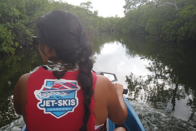 Cancun mangrove jet ski tour: 1 rider per jet ski - Safety briefing and how you actually get to drive