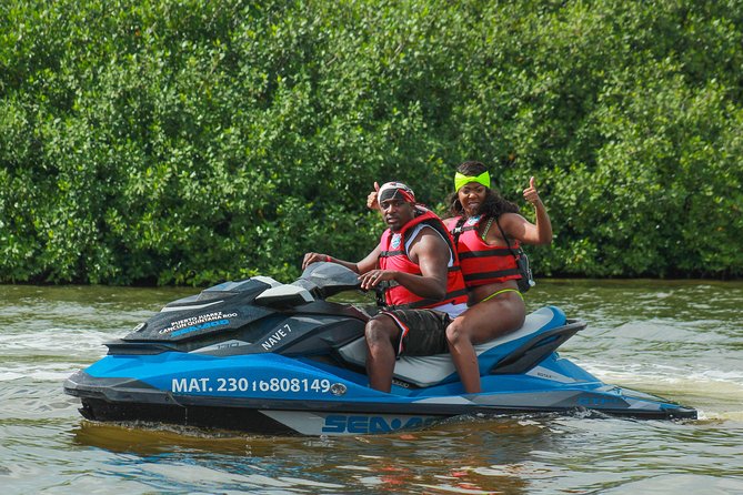 Cancun Mangrove Jet Ski Tour: 2 riders per jet ski - Price and value: $200 for up to two riders, plus the dock fee
