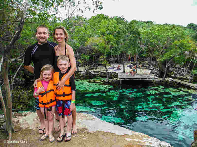 Cancun: Marine Turtle Observation in Akumal - Cenote stop: the thrill of a natural swimming hole