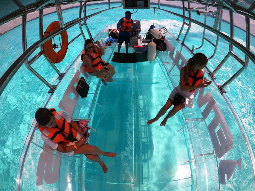 Cancún: Nichupté Lagoon Transparent Boat Tour with Drinks - Drinks Aboard: Two Beers, Water, and a Smoother Mood