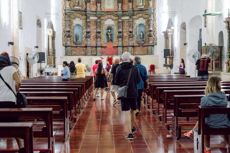 Cancun or Merida: Day of the Dead with Taco buffet - Valladolid’s Convent: a spiritual warm-up before the cenote