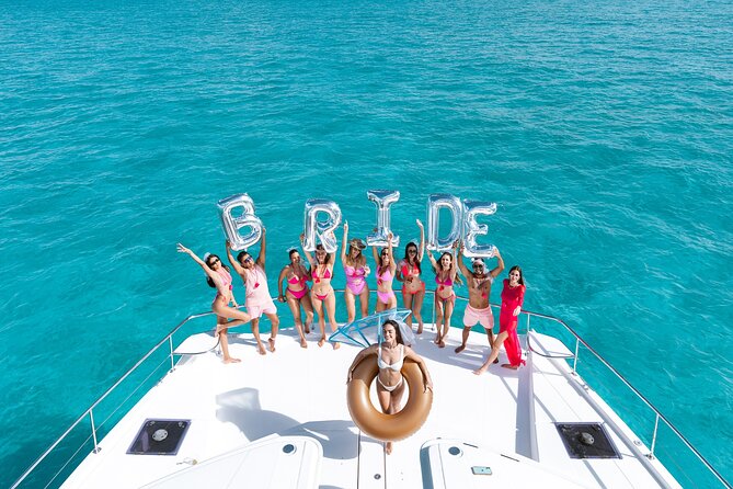 Cancun: Private Catamaran Bachelorette Party – 51' Leopard - Getting started at Marina V&V in Punta Sam