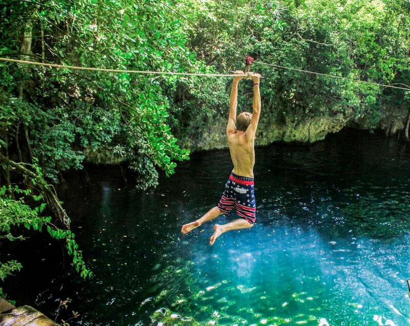 Cancun & Riviera Maya: ATV, Zipline, & Cenote Combo Tour - Cenote Verde Lucero: Natural Sinkhole Swim, Stairs, and Jump Platforms