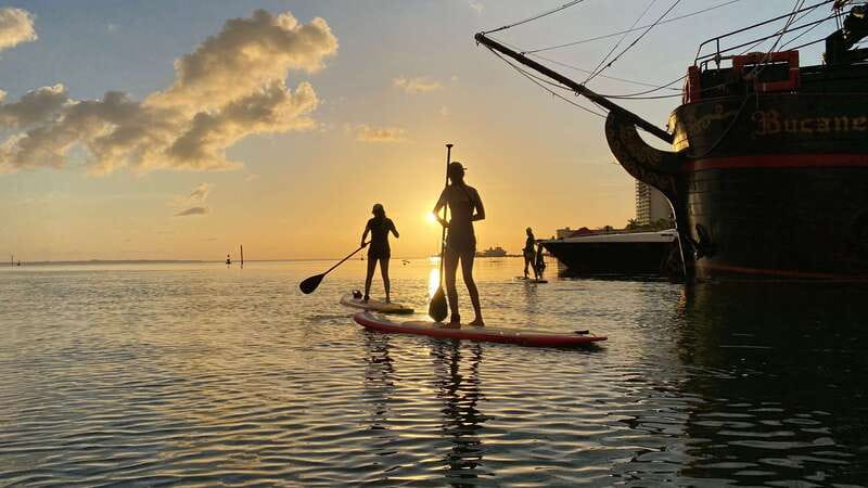 Cancun: Sunrise/Sunset Stand-Up Paddleboarding Tour - Conexión Nativa Cancún meet-up at Marina Kaybal
