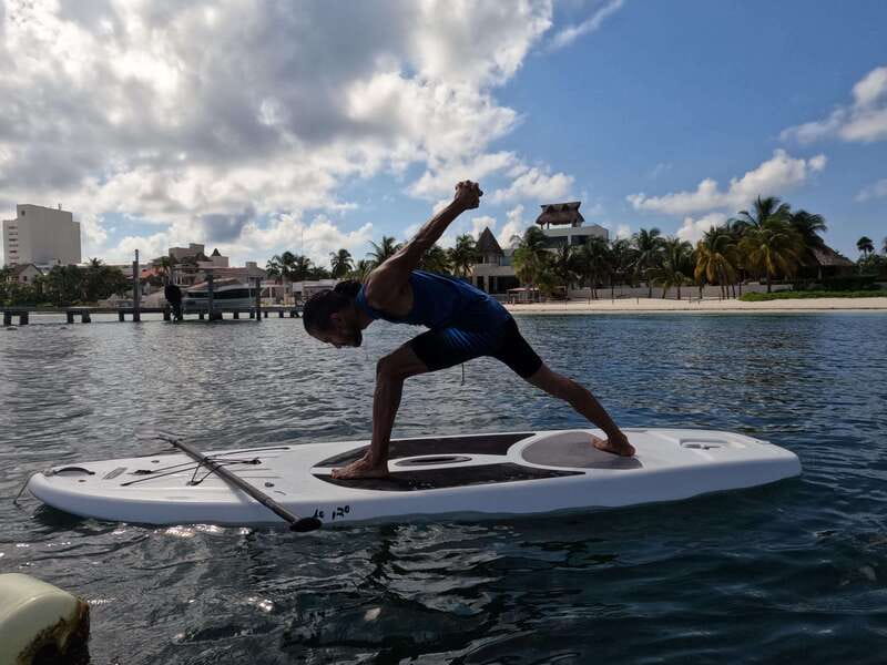 Cancún: Sup Yoga and Meditation over the Caribbean Sea - Fitness Reality Check: What Your Body Will Do