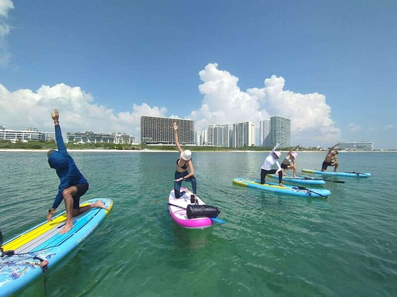 Cancún: Sup Yoga and Meditation over the Caribbean Sea - The 1.5-Hour Game Plan: Timing and What Happens When